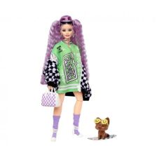 Κούκλα Barbie Mattel - Extra: Με ασπρόμαυρο σακάκι.