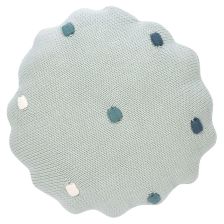 Πλεκτό μαξιλάρι Lassig Dots, 25 x 25 εκατοστών.
