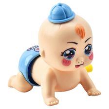 Παιδικό παιχνίδι Raya Toys αγοράκι που μπουσουλάει με μηχανισμό.