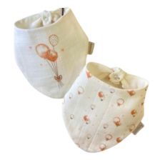 Σαλιάρα τύπου bandana Сiсcim Baby, 2 τεμαχίων, U5112.