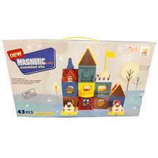 Μαγνητική κατασκευή Raya Toys, 43 τεμαχίων.