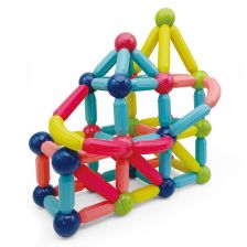 Μαγνητικές κατασκευές Raya Toys 64 Τεμάχια, σε κουτί.