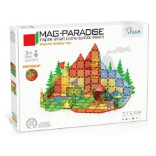 Μαγνητική κατασκευή Raya Toys Mag-Paradise Δεινόσαυροι 32 τεμαχίων.
