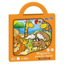 Παζλ μαγνητικό Raya Toys Πάρκο με ζώα 40 κομ.