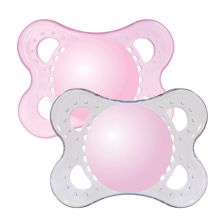 Πιπίλα MAM Crystal Pink 0μ.+ 2 τεμ.