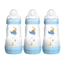 Μπιμπερό MAM Easy Start Anti-Colic 260ml 3τεμ. μπλε