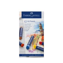 Λαδοπαστέλ Faber-Castell Goldfaber 12 χρωμάτων.