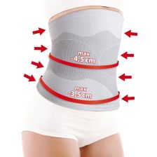 Εφαρμοστός κορσές Lanaform Mass and slim με μπαμπού και τουρμαλίνη Μέγεθος XL