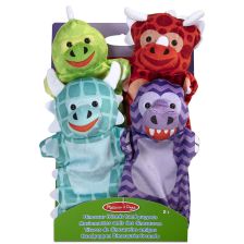 Κούκλες για κουκλοθέατρο Melissa and Doug Δεινόσαυροι 4 τεμ. 19085