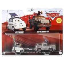 Μεταλλικό αυτοκινητάκι Mattel Disney Cars Ken Enginoki και Justin Roadritte, HTX13.