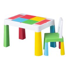 Σετ τραπέζι με δύο καρέκλες Tеga Baby Multicolor MF007