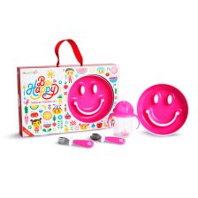 Σετ Φαγητού Munchkin Be happy ροζ 51874