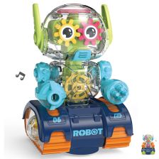 Μουσικό παιχνίδι Raya Toys Gear Gear Robot, με φώτα.