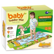 Μουσικό χαλάκι παιχνιδιού για μωρό Raya Toys Πιάνο με ζώα.