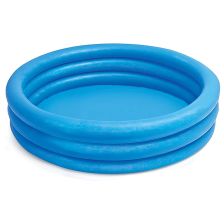 Παιδική φουσκωτή πισίνα με τρεις κρίκους INTEX Crystal Blue 168 x 38 εκατοστών.