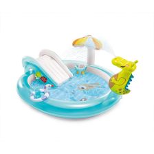 Φουσκωτή πισίνα με τσουλήθρα Intex Gator Play Center