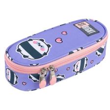 Κασετίνα σχολική St. Majewski St. Right Happy Panda, ενιαία, κενή.