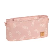 Οργανωτής καροτσιού μωρού Lassig Soft Stripes Rose.