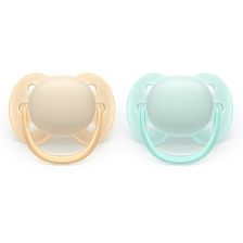 Ορθοδοντικές πιπίλες Philips Avent Ultra Soft, 0-6 μηνών, 2 τεμαχίων.