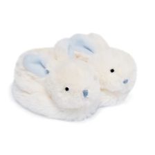 Βρεφικές παντόφλες Doudou Bonbon Κουνέλι Μπλέ, 0-6 μηνών.