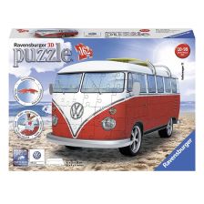 Παζλ 3D Ravensburger Ρετρό Λεωφορείο Volkswagen T1 162 τεμαχίων.