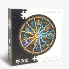 Παζλ κυκλικό Raya Toys Ζώδια 500 κομ.