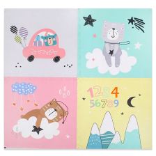 Παζλ δαπέδου Raya Toys Pastel Bear, 4 τεμαχίων.