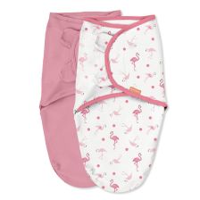 Βρεφικοί υπνόσακοι Summer Infant SwaddleMe Original Flamingo, 2 τεμαχίων, 0-3 μηνών.