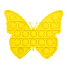 Anti-stress παιχνίδι Pop It Fidget Πεταλόυδα κίτρινη