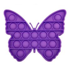 Anti-stress παιχνίδι Pop It Fidget Πεταλόυδα μωβ