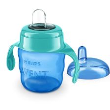 Κύπελλο Philips AVENT 200 ml. με στόμιο σιλικόνης 6+ Αγόρι.