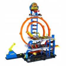 Πίστα Mattel Hot Wheels City Mega Loop Garage, JBM74.