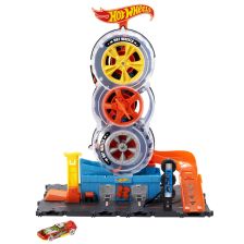 Πίστα Mattel Hot Wheels City Super Twist Tire Shop.