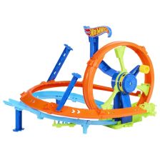 Πίστα Mattel Hot Wheels Rapid Launch & Loop, με ένα αυτοκίνητο.