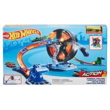 Πίστα Mattel Hot Wheels Spinwheel Challenge, με 1 αυτοκίνητο