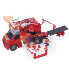 Πίστα Raya Toys Πυροσβεστικό όχημα με αξεσουάρ, ήχους και φώτα