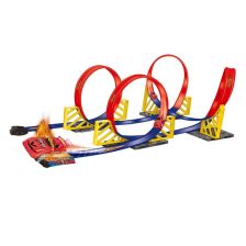 Πίστα Raya Toys Racing Track, με 4 κυκλικές διαδρομές και αυτοκινητάκι.