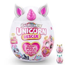Λούτρινος Μονόκερος σε αυγό Zuru Rainbocorns Unicorn Rescue, Series 4, με περισσότερες από 25 εκπλήξεις.