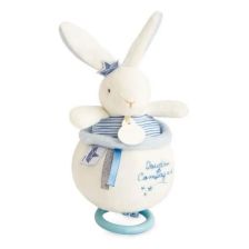 Λούτρινο παιχνίδι Doudou Lapin Matelot μουσικό Κουνέλι 13 εκατοστών, DC3520.