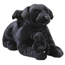 Λούτρινο παιχνίδι Wild Republic Μαύρο Λαμπραντόρ με κουτάβια 27479 76 εκατοστών.