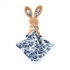 Λούτρινο παιχνίδι αγκαλιάς Doudou Bohaime Κουνέλι με μαντηλάκι 12 εκατοστών και κουτί πολυτελείας, DC4016.