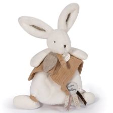 Λούτρινο παιχνίδι αγκαλιάς Doudou Happy Wild Κουνέλι 25 εκατοστών, DC3740.