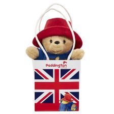 Λούτρινο αρκουδάκι Paddington σε τσάντα δώρου Union Jack, 13 εκατοστών.