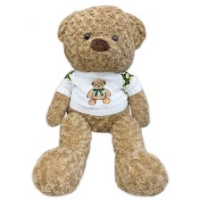 Λούτρινο Αρκουδάκι Raya Toys με πουλόβερ, 80 εκατοστών.