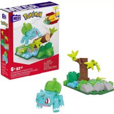 Κατασκευές Mattel Mega Construx Pokémon Bulbasaur's Forest Fun, 82 τεμαχίων.