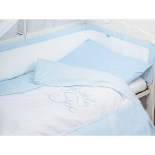 Σετ Κούνιας Baby Matex 3 μέρη Twinkle star με Πάντα Κούνιας 0281, 24 Μπλε