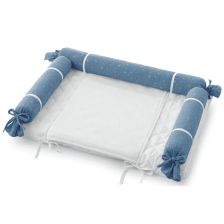 Αλλαξιέρα μωρού υφασμάτινη Italbaby MUSLIN Blue Sky