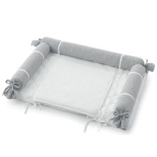 Αλλαξιέρα μωρού υφασμάτινη Italbaby MUSLIN Grey Cloud