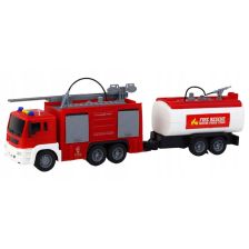 Πυροσβεστικό όχημα με δεξαμενή Raya Toys Truck Car, με μουσική και ήχους, 1:16.