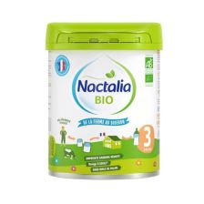 Μεταβατικό γάλα σε σκόνη Nactalia Bio 3, 10-36 μηνών, 800 γραμμαρίων.
